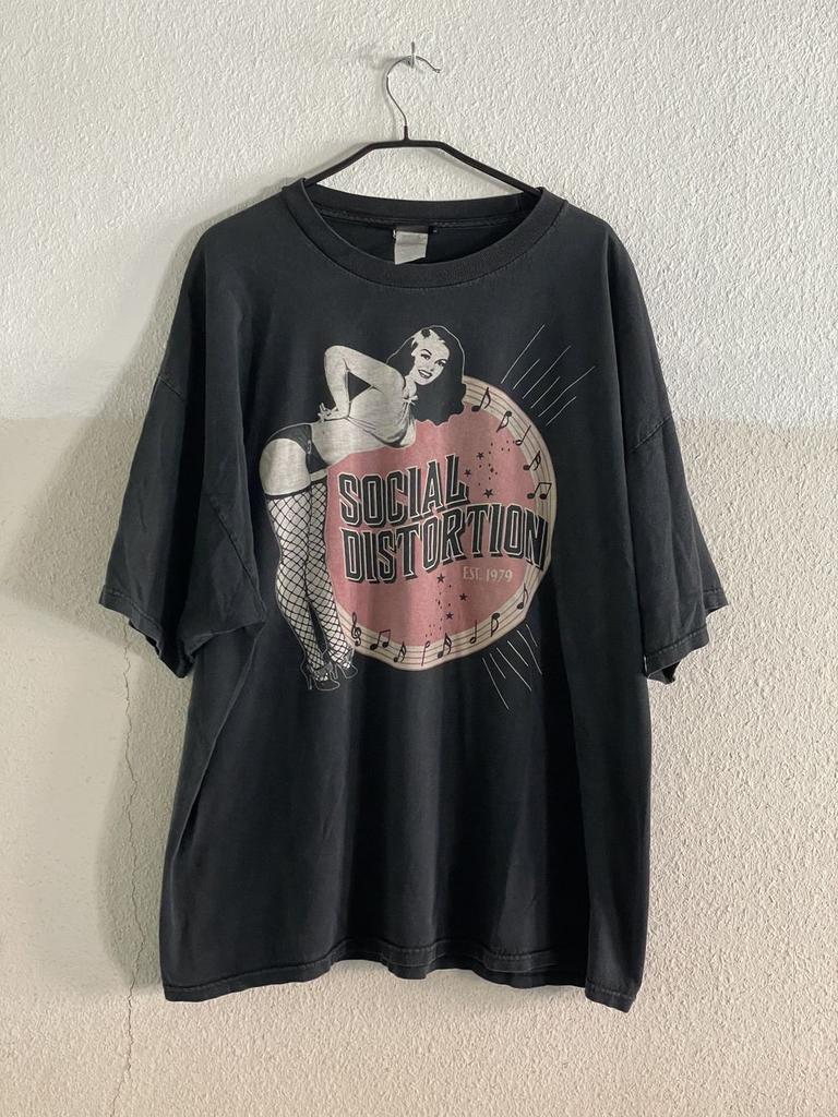 Social Distortion 1979 Retro Style Schwarzes Kurzarm Unisex T-Shirt KH12297