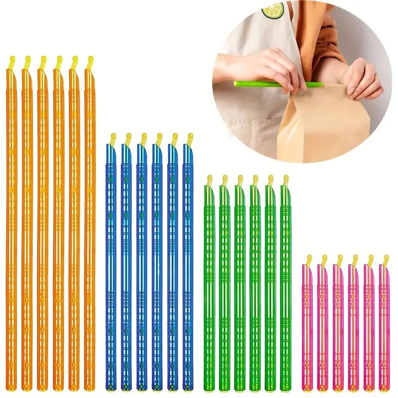 5/3/1PCS Multifunctional Food Fresh-keeping Sealing Clip Moisture-proof Sealing Clip Snack Sealing Stick Tea Sealer Candy Color