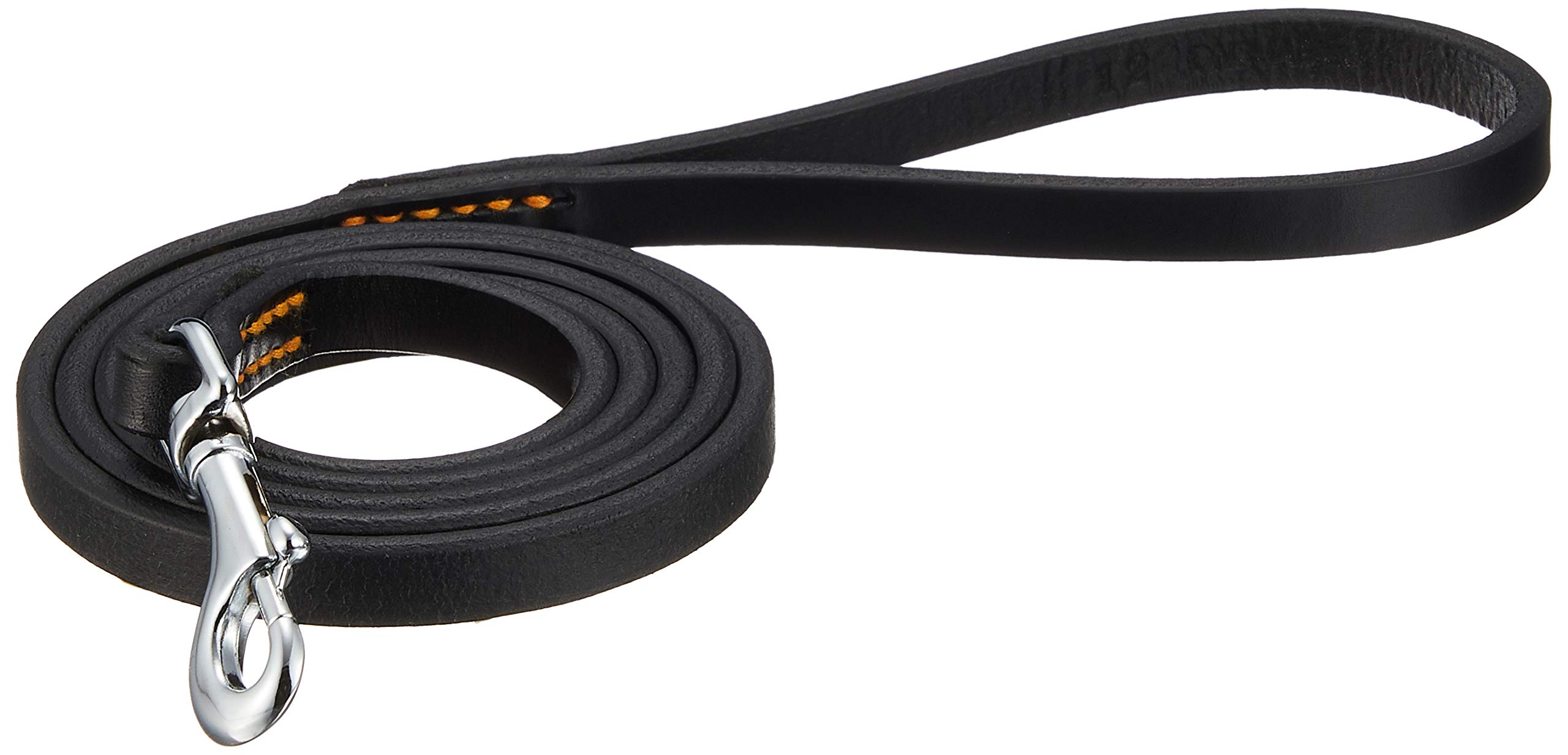 

ONS Oiled German Leather Lead #12 Black (for Medium Dogs) [Dog Lead]