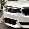 For BMW 5 Series G30 G31 2pcs ABS Glossy Evil Headlight Eyelids Eyebrows M5 520 525 530 540 2017- 3D Stickers