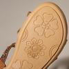 35-45 Women’s Bohemian Flat Beaded Rhinestone Beach Sandals BOHO Slides