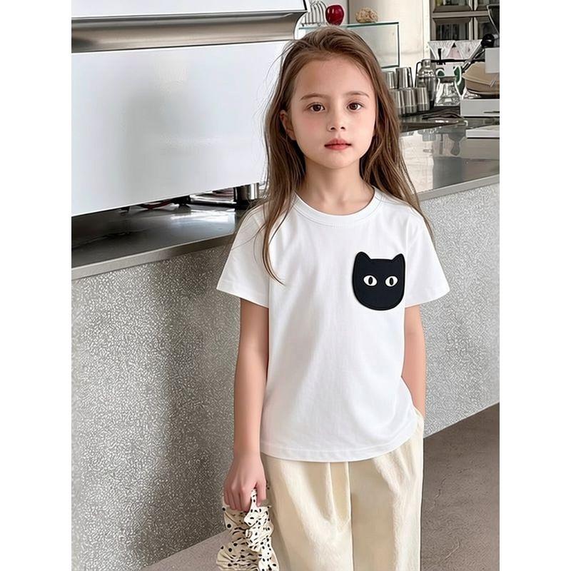 27Home Brand Export Children's Clothing Original Order Summer New 2026 Girls' Pure Cotton T-Shirt Short-Sleeve Baby Clothes Ins