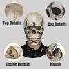 Mouth Movable Jaw Skull Hood Mask Masquerade Open Mouth Horror Skeleton Headgear Halloween Party Spoof Props Cosplay Costume