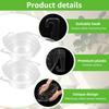 20Pcs Hanging Basket Planter Drip Trays 8/10Inch Clear Plastic Flower Pot Drip Pan with Hook Round Hanging Plant Tray for Garden