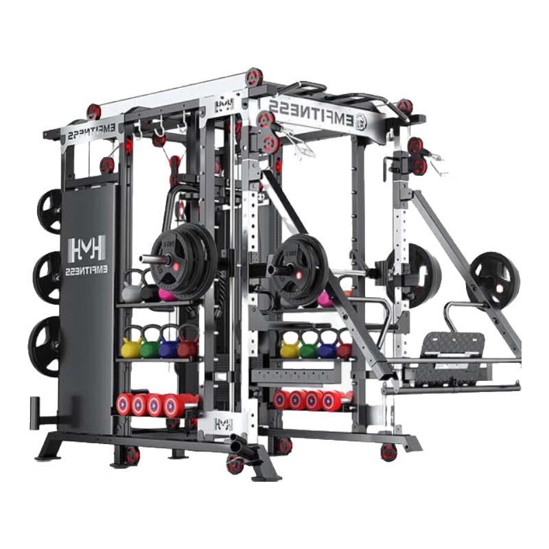 Integrated Home Gym Strength Training System