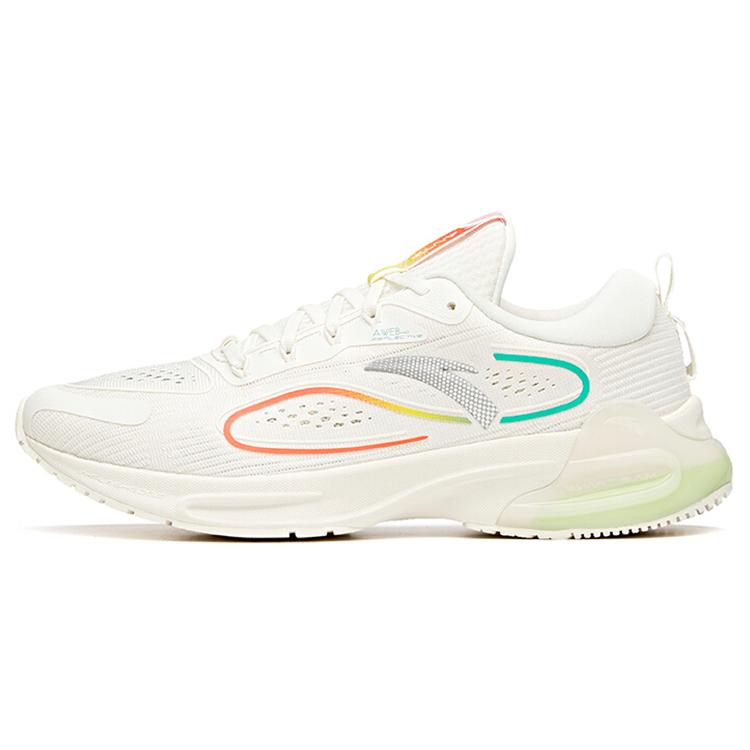 New Anta Tron 1.0 Running Collection Low Top Running Shoes Men's Ivory White 112115586-5