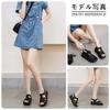 MIDIRO Casual Sandals with Thick Perfect for and Comfortable and Soft Sole Women's Soles, Hakama, School, Commuting, Breathable,