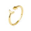 Ring - LUXENTER - Onsah - 18 Carat Yellow Gold - 6 Mm - Zirconium