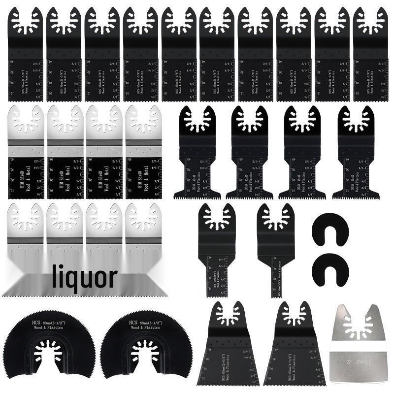 31-Piece Oscillating Saw Blade Kit for Wood, Plastic, and Putty Cutting
