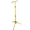 Hvy Duty Telescopic Tripod Stand for LED Work Lights,   Height with Two Button, Antislip Base Industrial Lighting for Construction Site Wareh