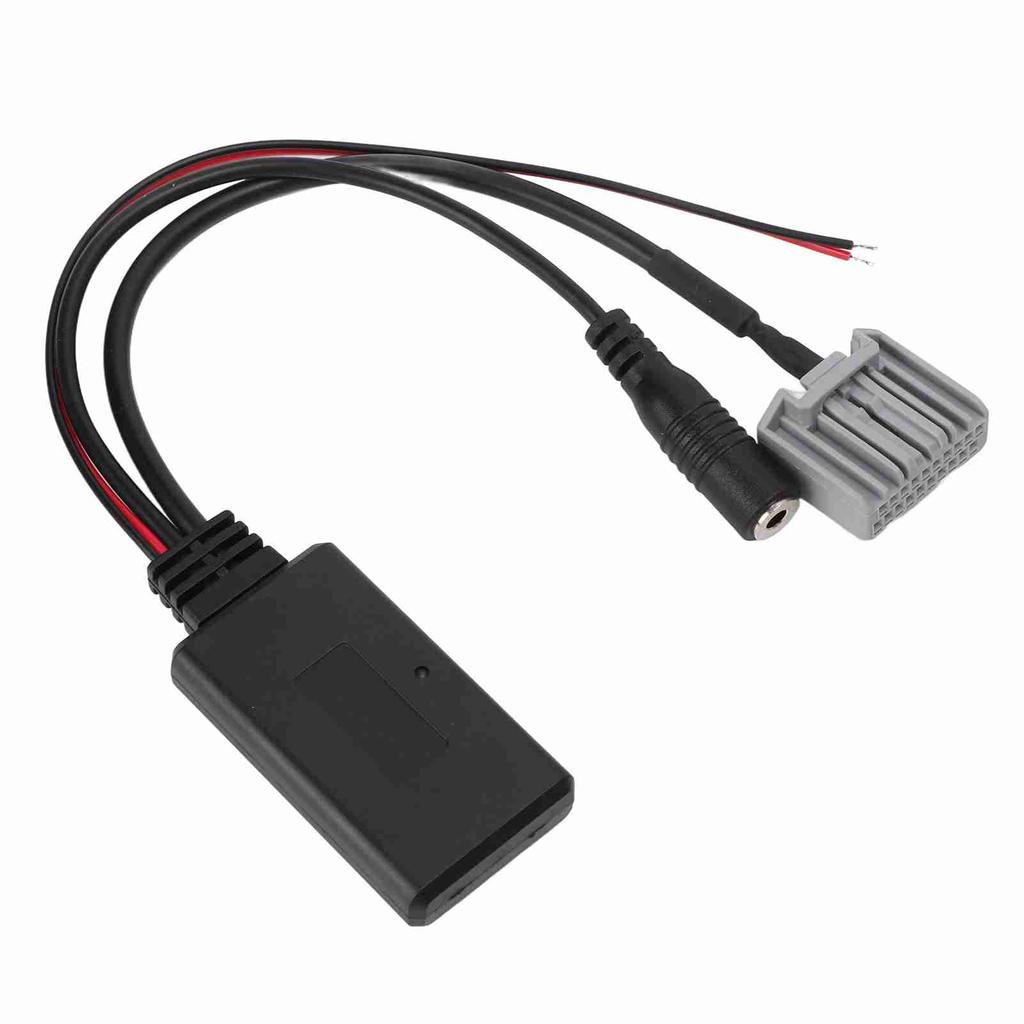 Bluetooth 5.0 Auxiliary Cable Microphone Adapter Kit for IOS 5 5C 5S 6 Plus Replacement for Civic 2006‑2013