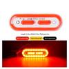 1Pcs Cob Small Oval Warning Light Constant Strobe Modes 12 To 80V Multiple Colors For Trucks Cars Motorcycle Safety