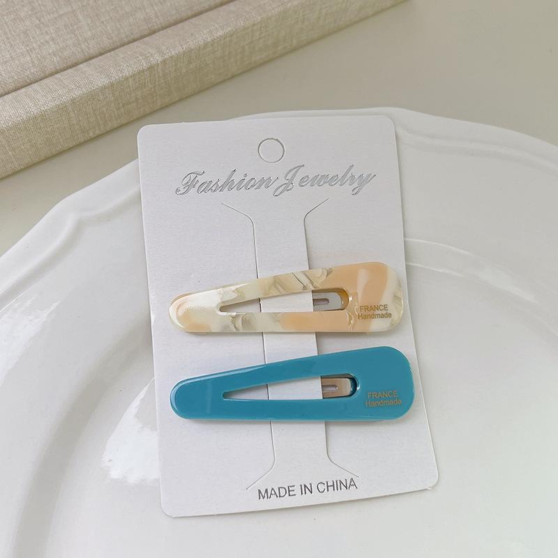 

Ins Simple 5.5cm Candy Colorful Fringe Clip Exquisite Fashion Acetate Duckbill Clip Hair Accessories For Woman Girls Hairpins