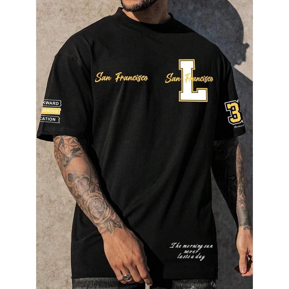 2025 3D Poker Printing Men's Fitness T-shirt Urban Fashion Men's Short-sleeved Top Summer Daily Casual Men's Short-sleeved Top