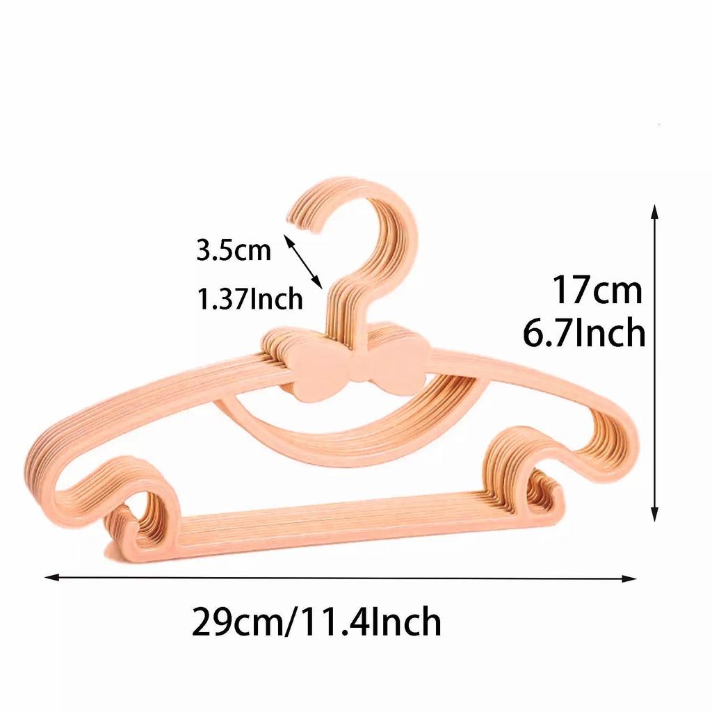 Baby Hanger 10pcs Kids Clothes Hanger Rack Display Cute Hanger Hanger Clip Hanger