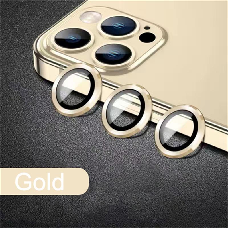 Camera Lens Protector Glass For iPhone 16 15 Pro Max 11 14 13 12 Plus Lens Metal Ring Protector For iPhone 14 Plus 13 12 Mini 4