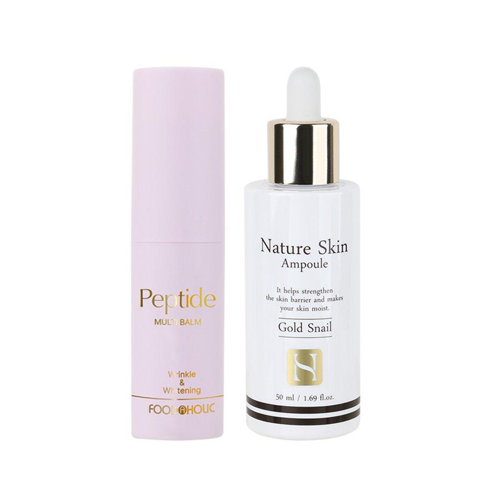 

FoodaHolic Elasticity Peptide Multi Balm 10g + Snail Ampoule 50ml