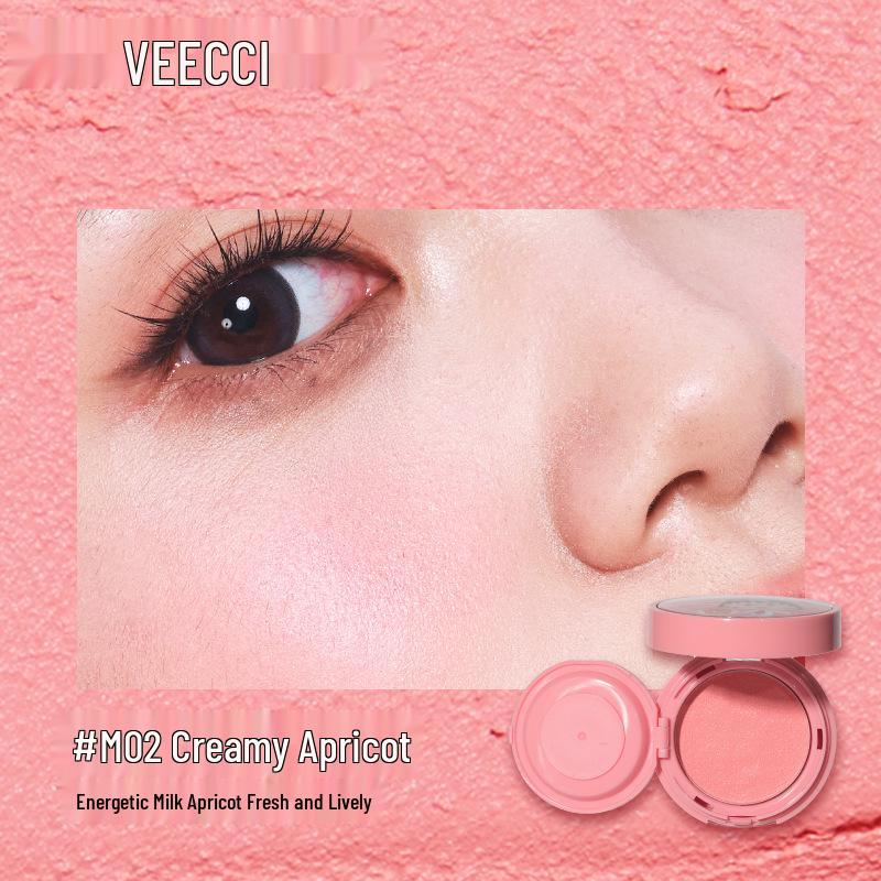 VEECCI x Chibi Maruko-chan Pat Pat Cushion Blush: Watery Glow Multi-use Cream Blush.