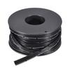 24AWG Silicone Ribbon Cable 5 Pin 24 Gauge Flat Cable Flexible Silicone Wire 7.5M Tinned Copper Stranded Black