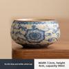 Ru Kiln Blue and White Pu'er Cup Teacup Single Ceramic Master Cup Personal Special Simple Tea Tasting Cup Kung Fu Tea Set