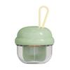 Mini Pill Storage Box with 4 Compartments Clear Visible Portable Travel Pill Case Medication