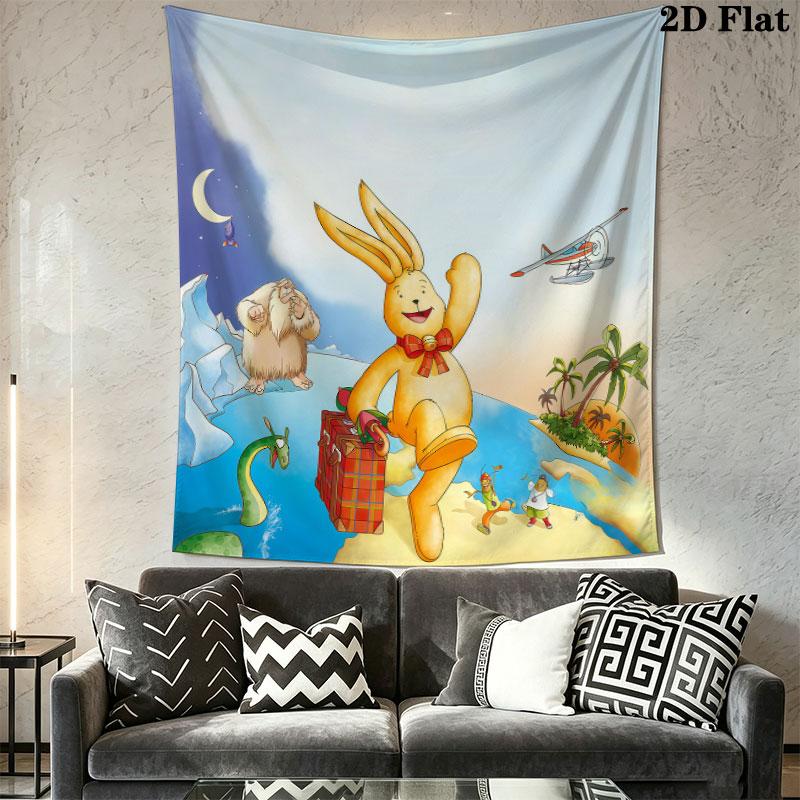 Felix Circus Wall Tapestry Aesthetic Wall Hanging Printed Fabric Blanket Decorative Tapestries for Bedroom Living Room Home Decor