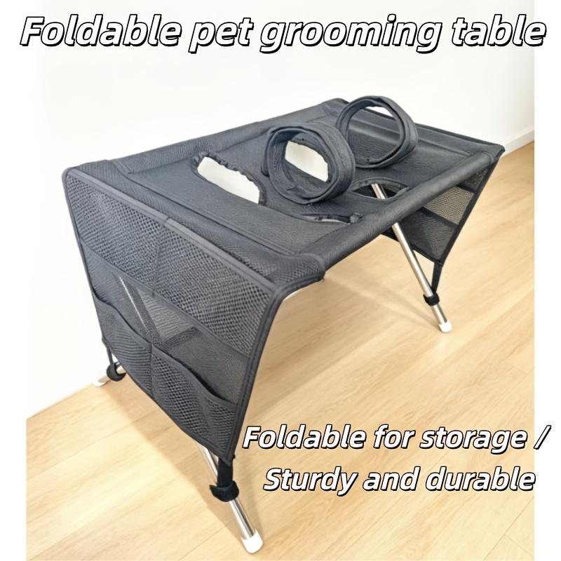 Katzen- und Hundetisch Universeller Pflegetisch für Zuhause Klappbar Katzenhaare schneiden Haarpflege Styling Haustierpflegetisch Fester Ständer Abnehmbar Haustierpflege