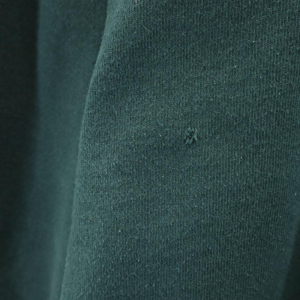 Champion 90s Old Long sleeve sweat trainer XL green Back brushed Men's Used