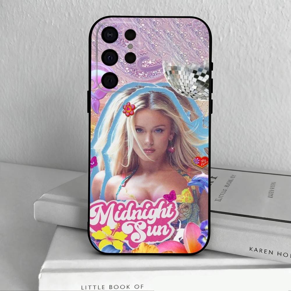 M-Midnight Sun Z-Zara L-Larsson Phone Case For Samsung S25,S24,S21,S22,S23,S30,Ultra,S20,Plus,Others Soft Black Cover