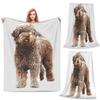 Boho Hunde Lagotto Romagnolo Sonnenuntergang Decken Weich Warm Flanell Überwurf Plüsch für Bett Wohnzimmer Picknick Reisen Zuhause Sofa
