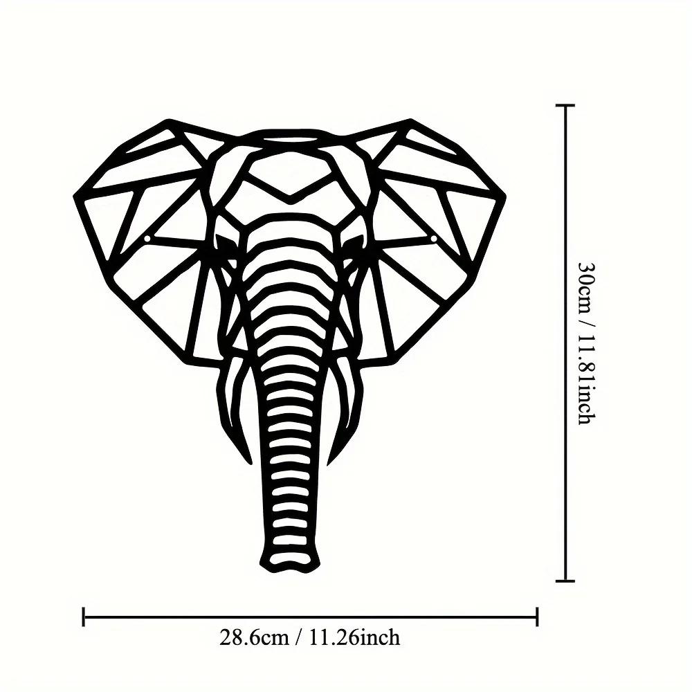 

1 шт. металлический слон настенное украшение металлическое художественное оформление сцены подходит для дома гостиная спальня кухня в помещении светло-серый