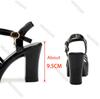 Fashion New High-heeled Sandals Summer Shoes for Women Platform Soft Leather Comfortable Heightening Women's Shoes Party Sandales Femmes