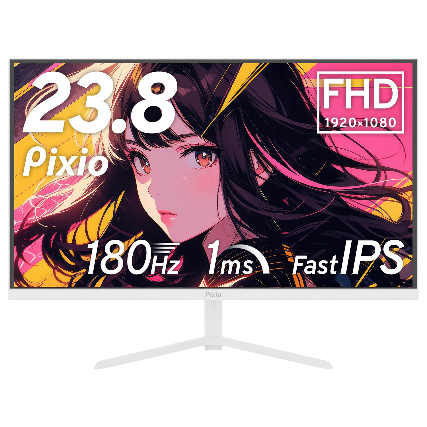 

Pixio PX248 Prime Plus White White Gaming Monitor White 23.8 24 180Hz FHD 2 Year Warranty Beginner