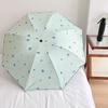 New Style Manual Umbrella, Fresh and Romantic Pastoral Design, Dual-Use for Sun and Rain, Double-Sized, Reinforced, Foldable, Sun Protection, Sunshade