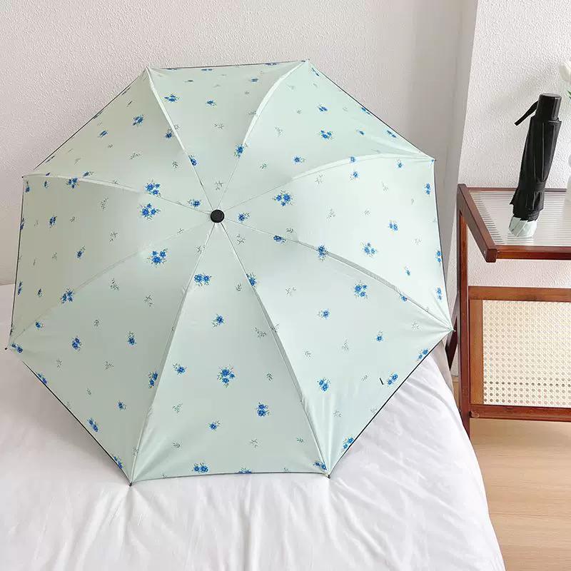 New Style Manual Umbrella, Fresh and Romantic Pastoral Design, Dual-Use for Sun and Rain, Double-Sized, Reinforced, Foldable, Sun Protection, Sunshade