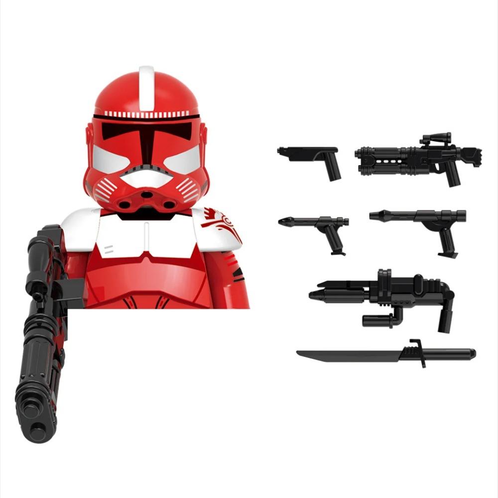 X0300 MOC Military Building Blocks Bricks Anime Mini Action Soldier Figures Diy Assembly Toys Kids Birthday Gifts WM2207 WM6147