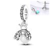 Luminous Copper Glowinthedark Firefly Charm Pendant Compatible With Authentic Charm Bead Charms Bracelets Bead for Women Diy Fine Jewellery