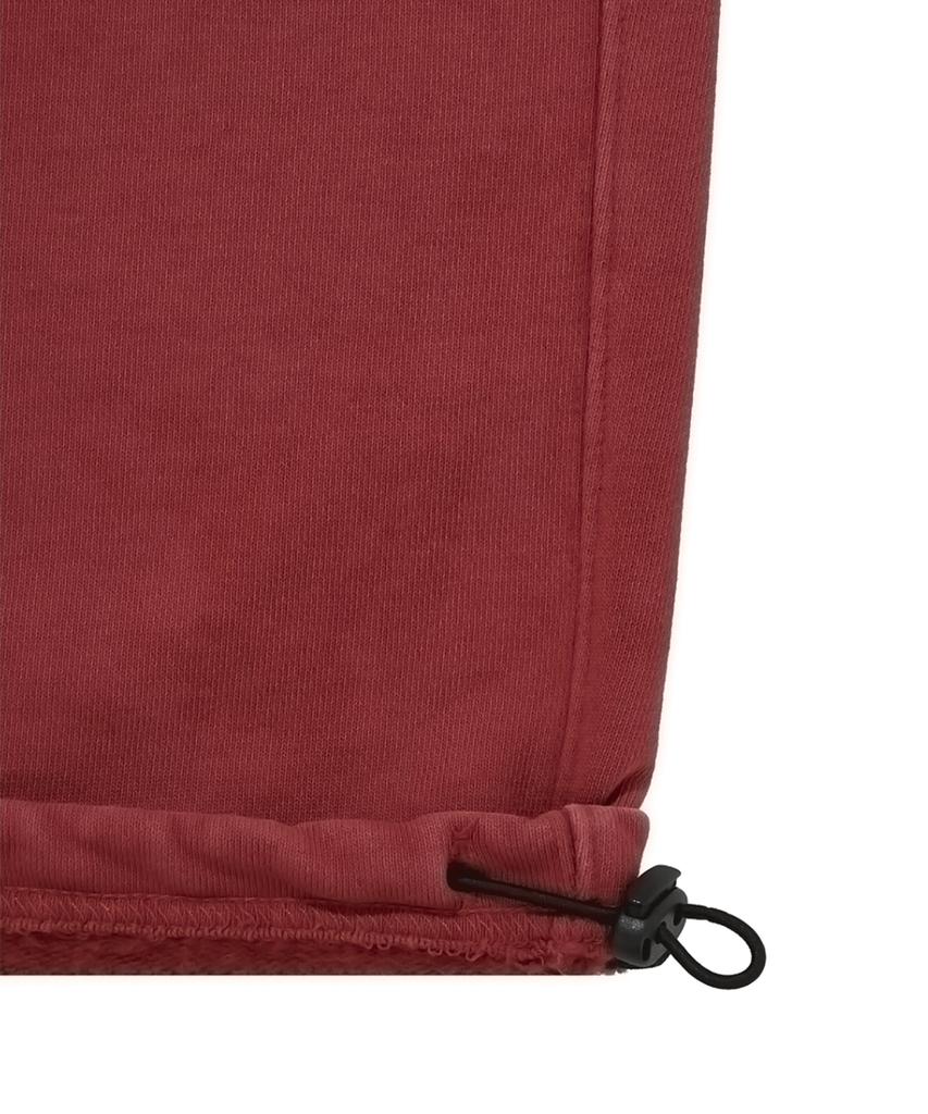 Opeunyadeu(Owai) Vintage Washed Sweat Pants-Deep Red