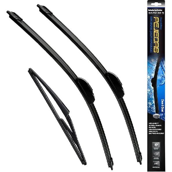 OEM Quality Front Wiper Blades, Replacement For 1995-2004 Toyota Tacoma/ 1984-2002 Toyota 4Runner, OE Original Style (17 Inch + 17 Inch Front Wiper