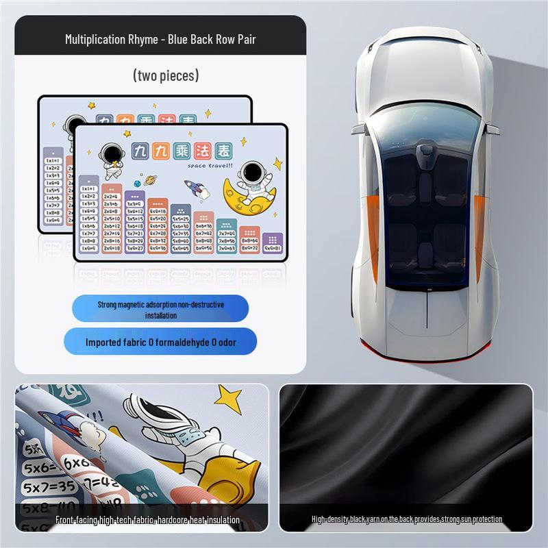 Magnetic Car Sunshade Privacy Curtains for Side Windows