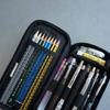 LOONLOON Pencil Case, Pencil Case, Large Capacity, Two-story, Multi-function, Middle School, High...