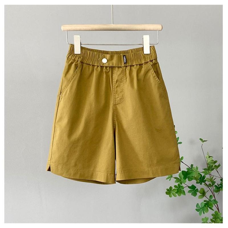 

Женские шорты-бриджи из чистого хлопка на лето, тонкие, прилегающего кроя и больших размеров, свободные, повседневные, спортивные, прямые шорты-бриджи. 4XL