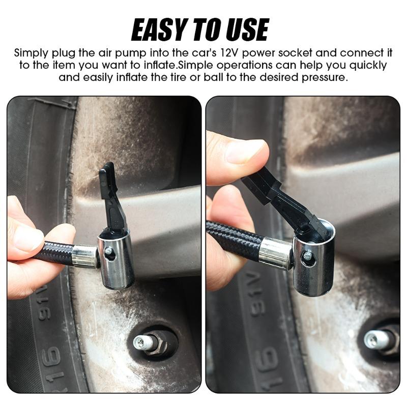 High Quality Auto Electric Air Pump 300psi Air Compressor Tire Mini Car Tire Inflator Auto Repair Accessories for Inflator 12V
