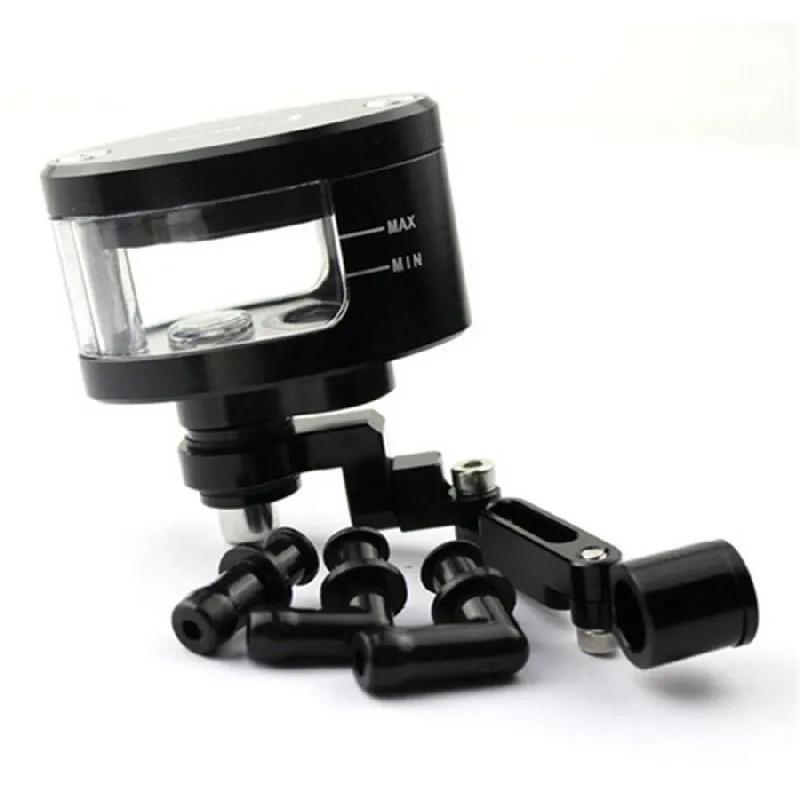 

Cnc Мотоцикл Тормозная Жидкость Масло Резервуар Чашка Бак + Кронштейн Поддержки Для Yamaha Mt07 Mt09 Tmax500 530 Honda Yzfr3 R25 Kawasaki