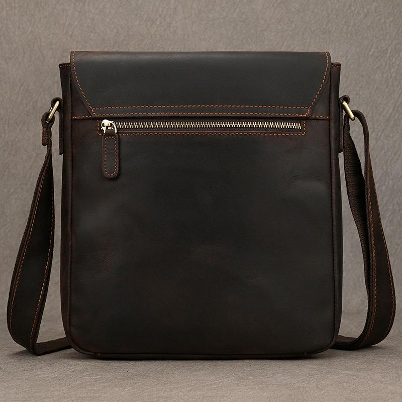 High Quality Men's Leather Shoulder Bag Genuine Leather Crossbody Bags For Male Messenger Bags Vintage Sling Bags Man Bags 2026