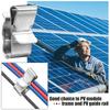 100/10 Stück Solarmodul-Kabelklemmen Edelstahl Photovoltaik-Drahtklemme für PV Solar Angelboot Anhänger Verkabelung Befestigungsklemmen
