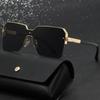 Classic Vintage Square Sunglasses Woman Gradient Mirror Frameless Sun Glasses Female Retro Fashion Rimless Oculos De Sol UV400