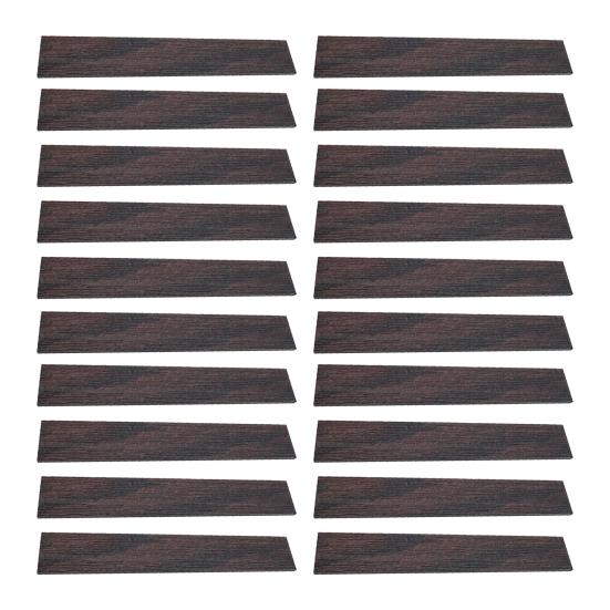 20Pcs Mini Doll Houses Wood Flooring Self-Adhesive Baby House Floor