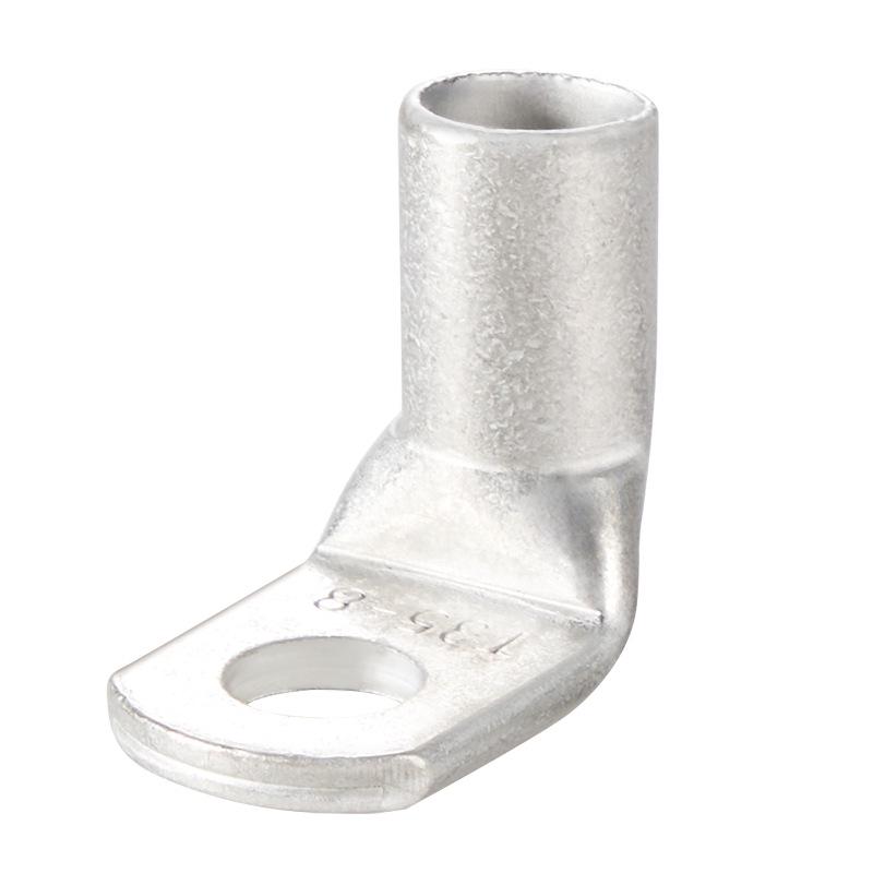 

90-Degree Tinned Copper Tube Terminal for High-Current New Energy Vehicles 10 mm² 8 mm diameter