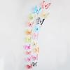 New 18pcs/lot Crystal Butterflies 3d Wall Sticker Beautiful Butterfly Living Room for Kids Room Wall Decals Home Decoration
